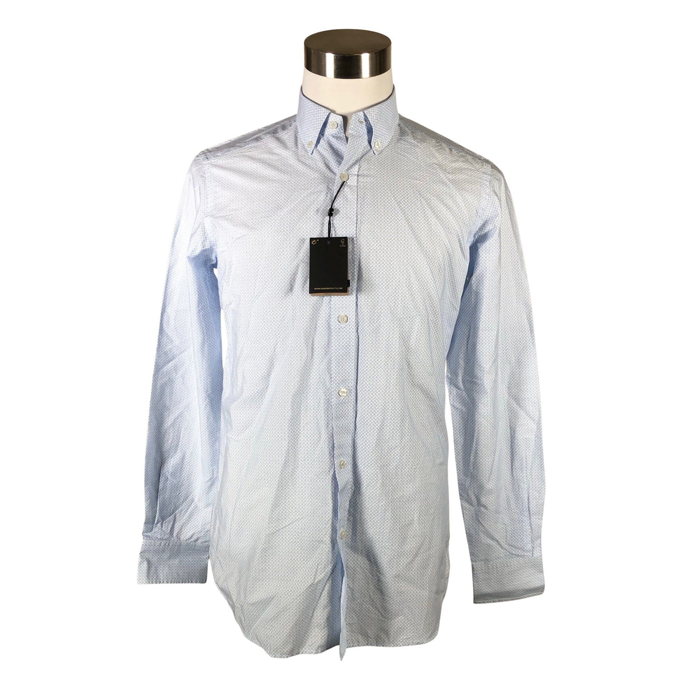 Unisex Massimo Dutti - Collared shirt, size M - Light blue (1)