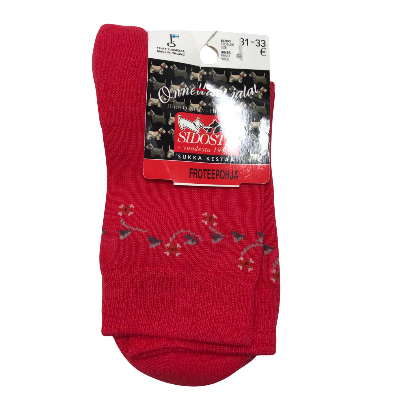 Unisex Sidoste - Socks, size 32 - Red (1)