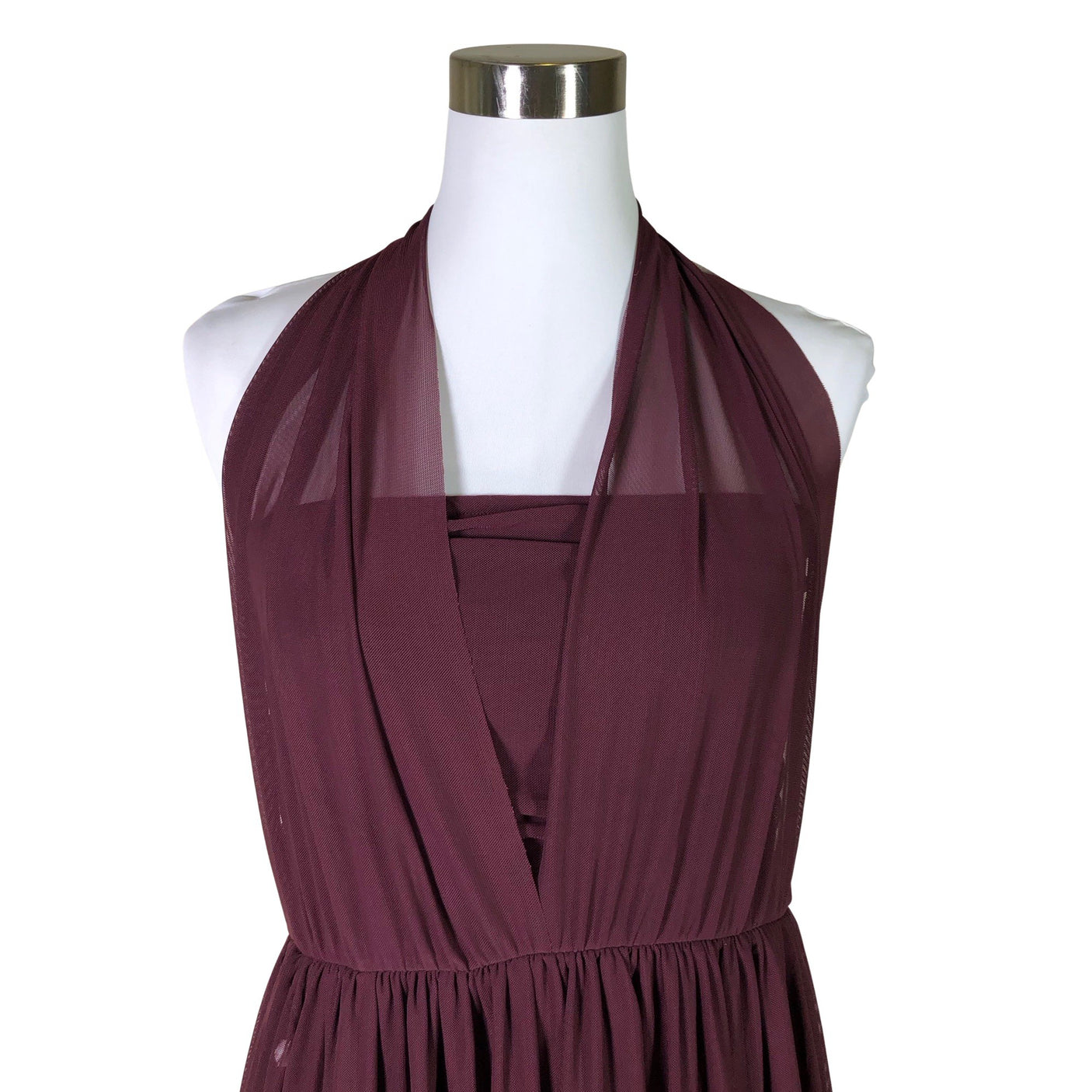 Unisex Next - Evening dress, size 38 - Wine red (3)