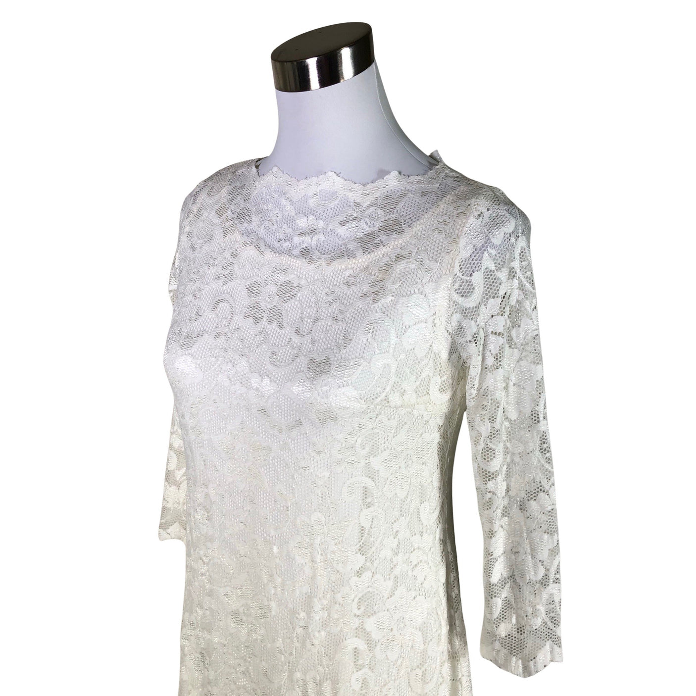 Unisex Muotikuu - Party dress, size 36 - Natural white (3)
