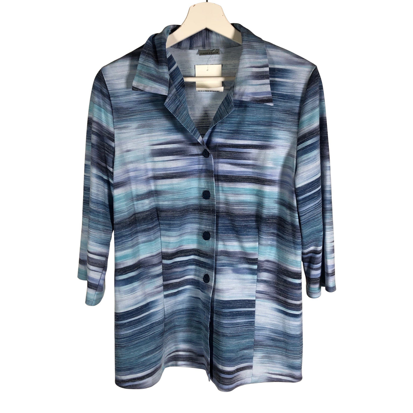 Unisex Finn Karelia - Tricot shirt, size 40 - Gray (1)