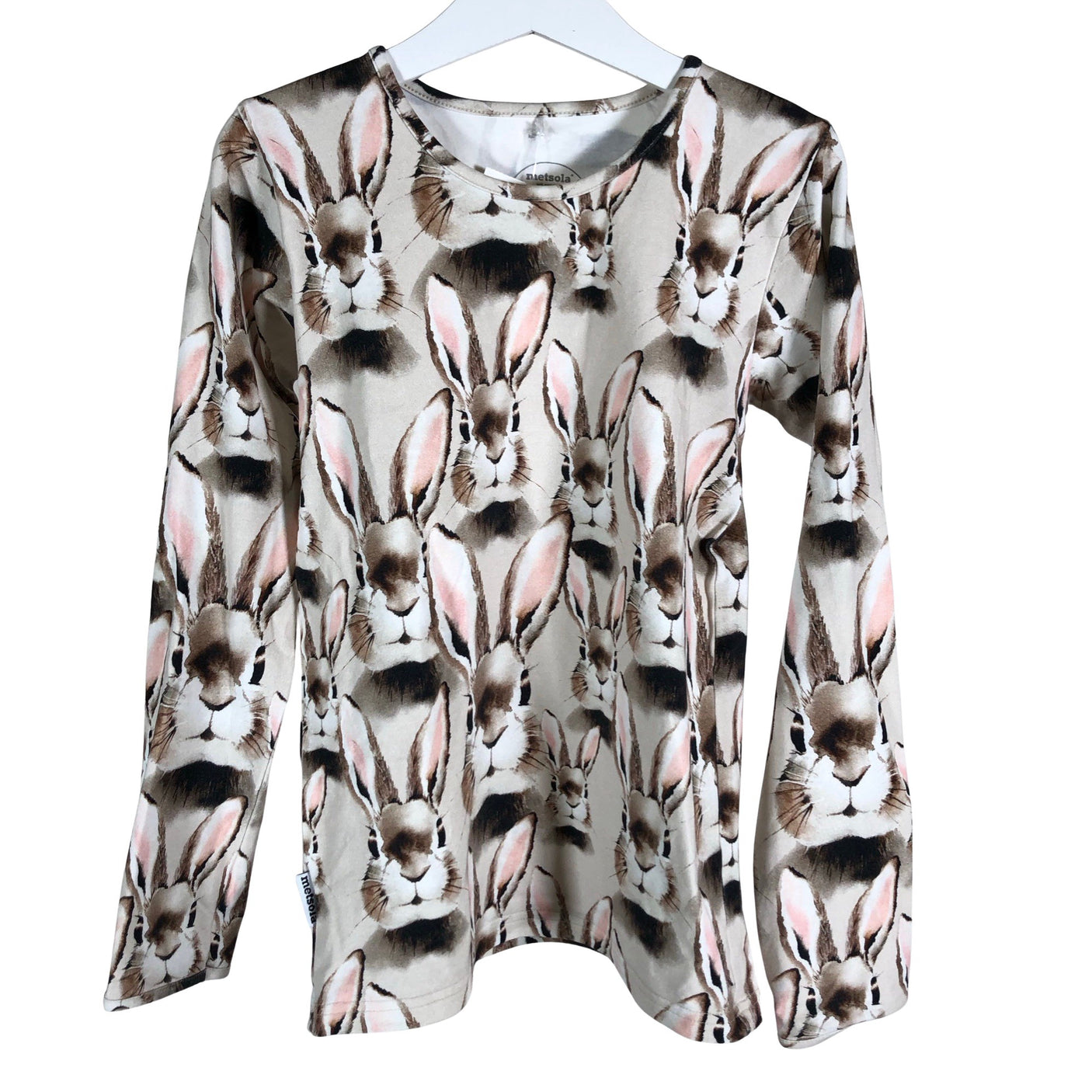 Unisex Metsola - Tricot shirt, size 134 - 140 - Beige (1)