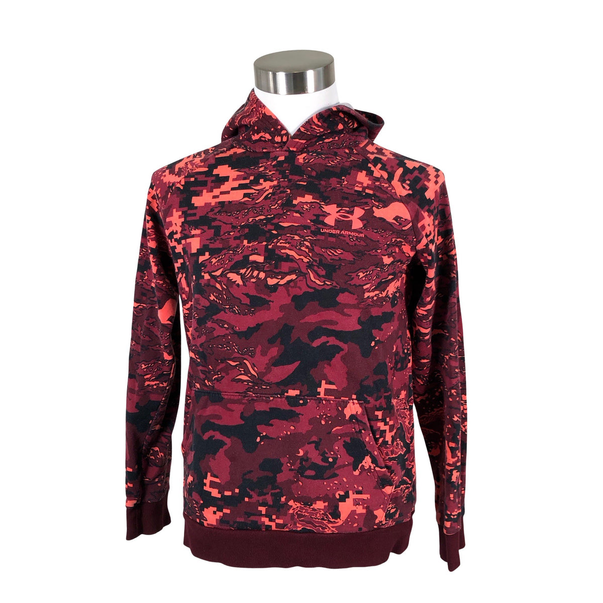 Unisex Under Armour - Hoodie, size S - Wine red (1)