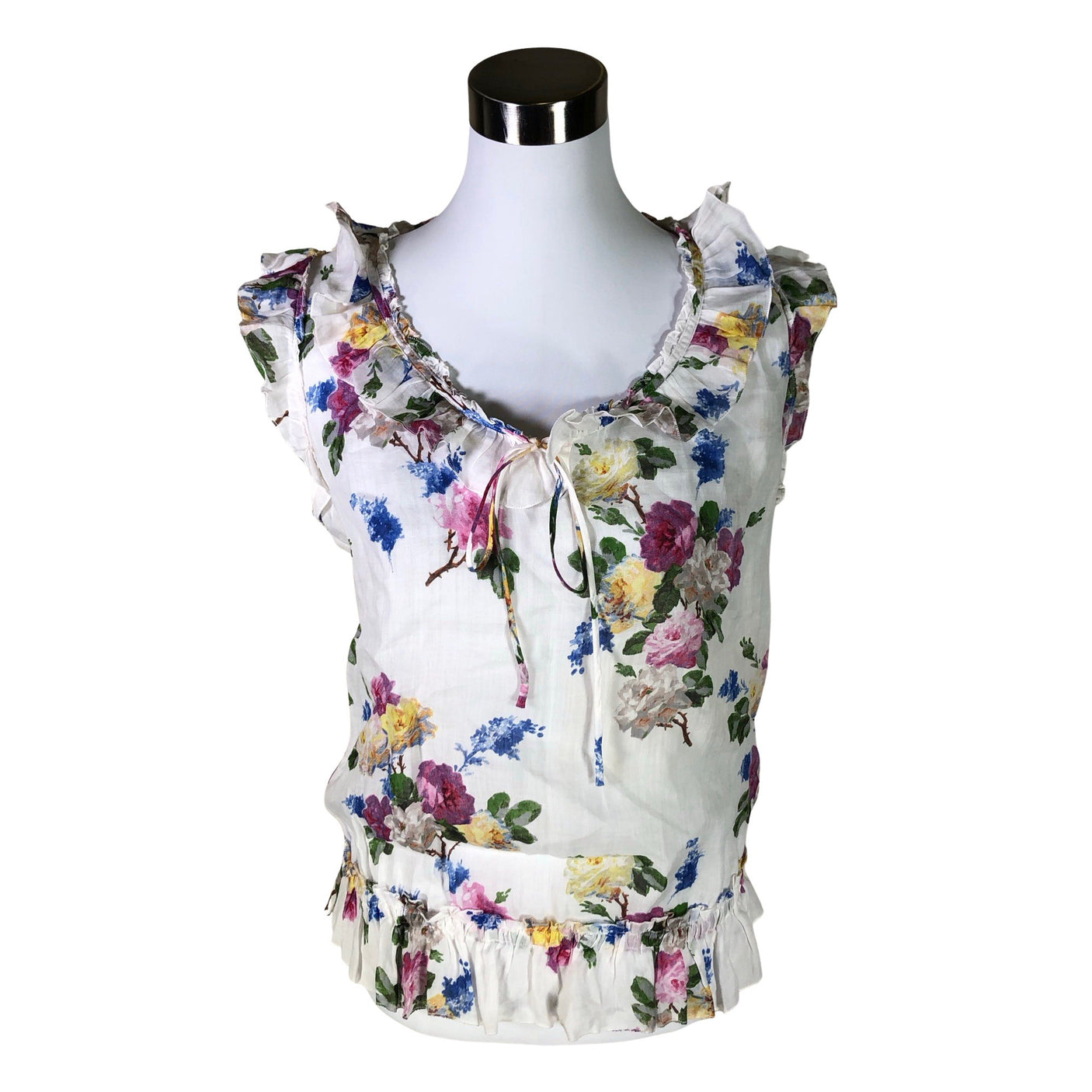 Unisex Massimo Dutti - Top, size 36 - White (1)