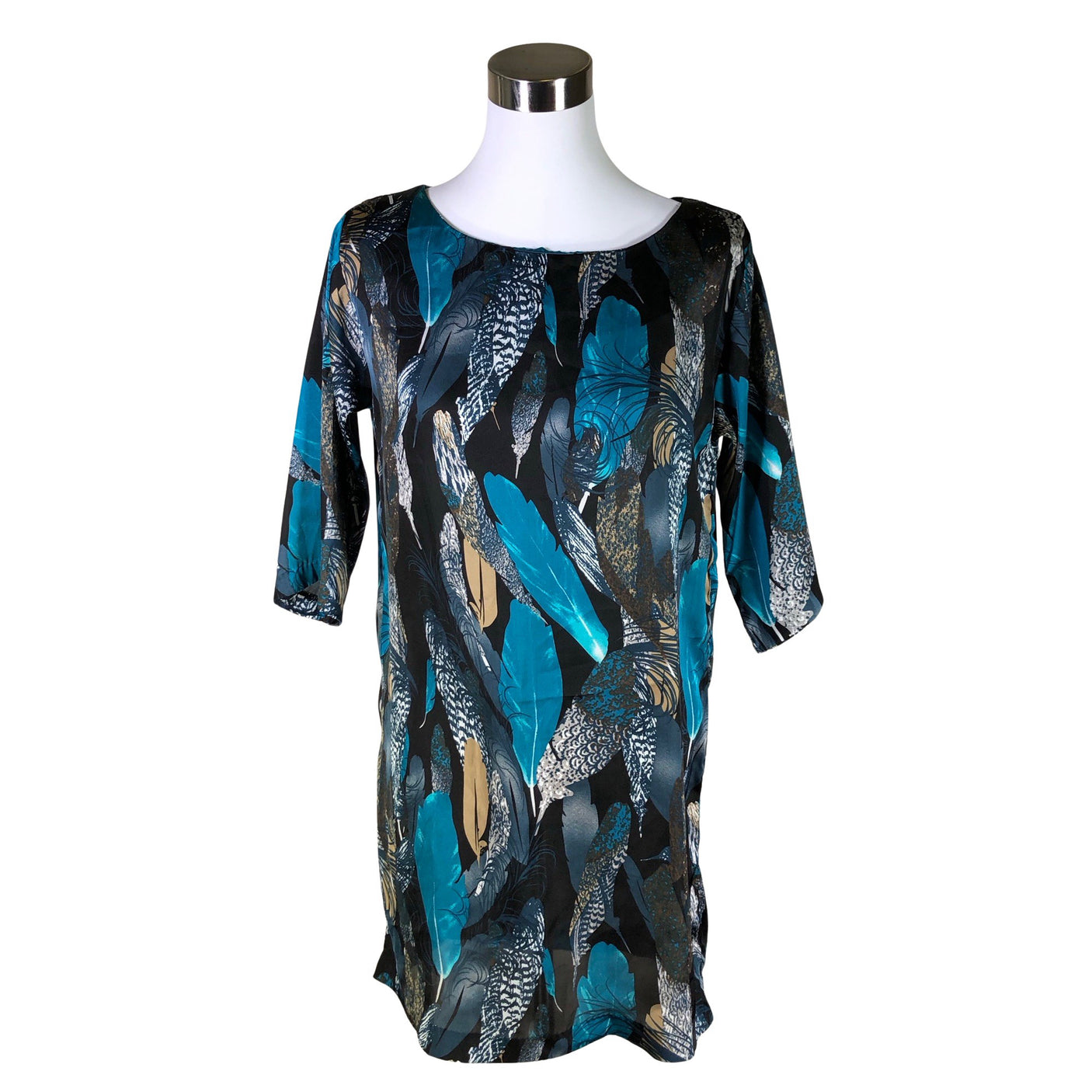 Unisex Soyaconcept - Schiffon dress, size 36 - Black (1)