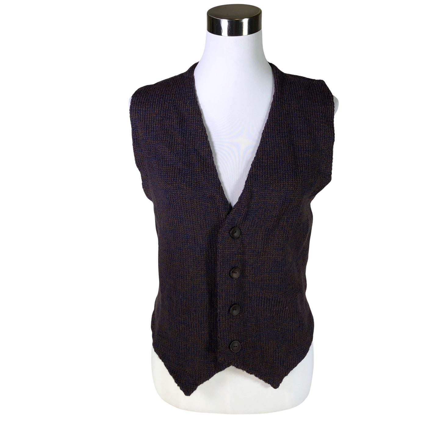 Unisex Handmade - Knit vest, size 38 - Brown (1)