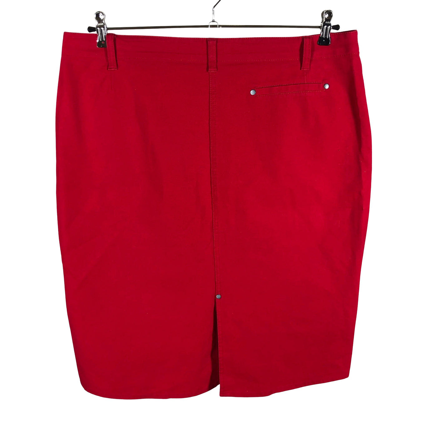 Unisex Sand - Denim skirt, size 46 - Red (2)