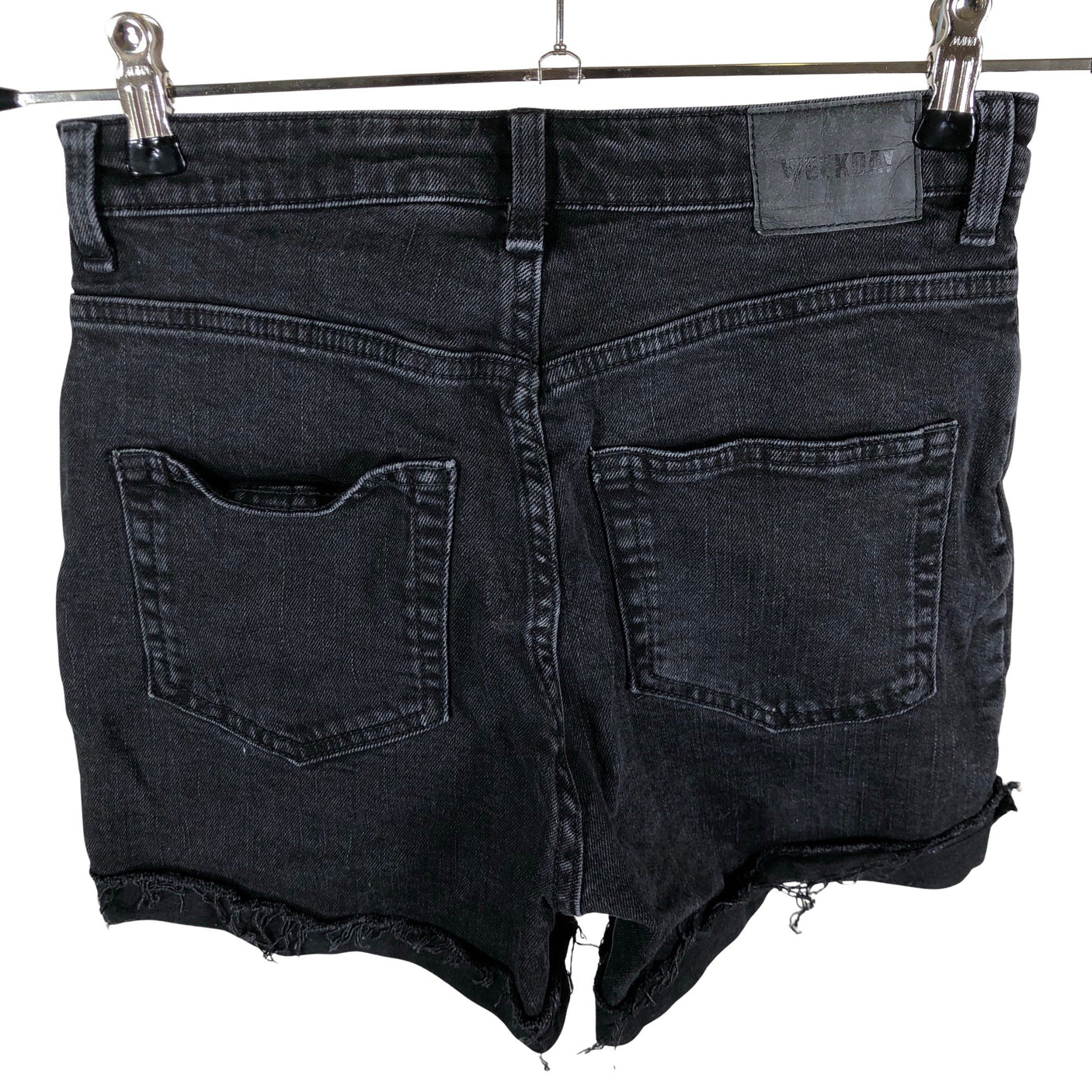 Unisex Weekday - Denim shorts, size 36 - Black (2)