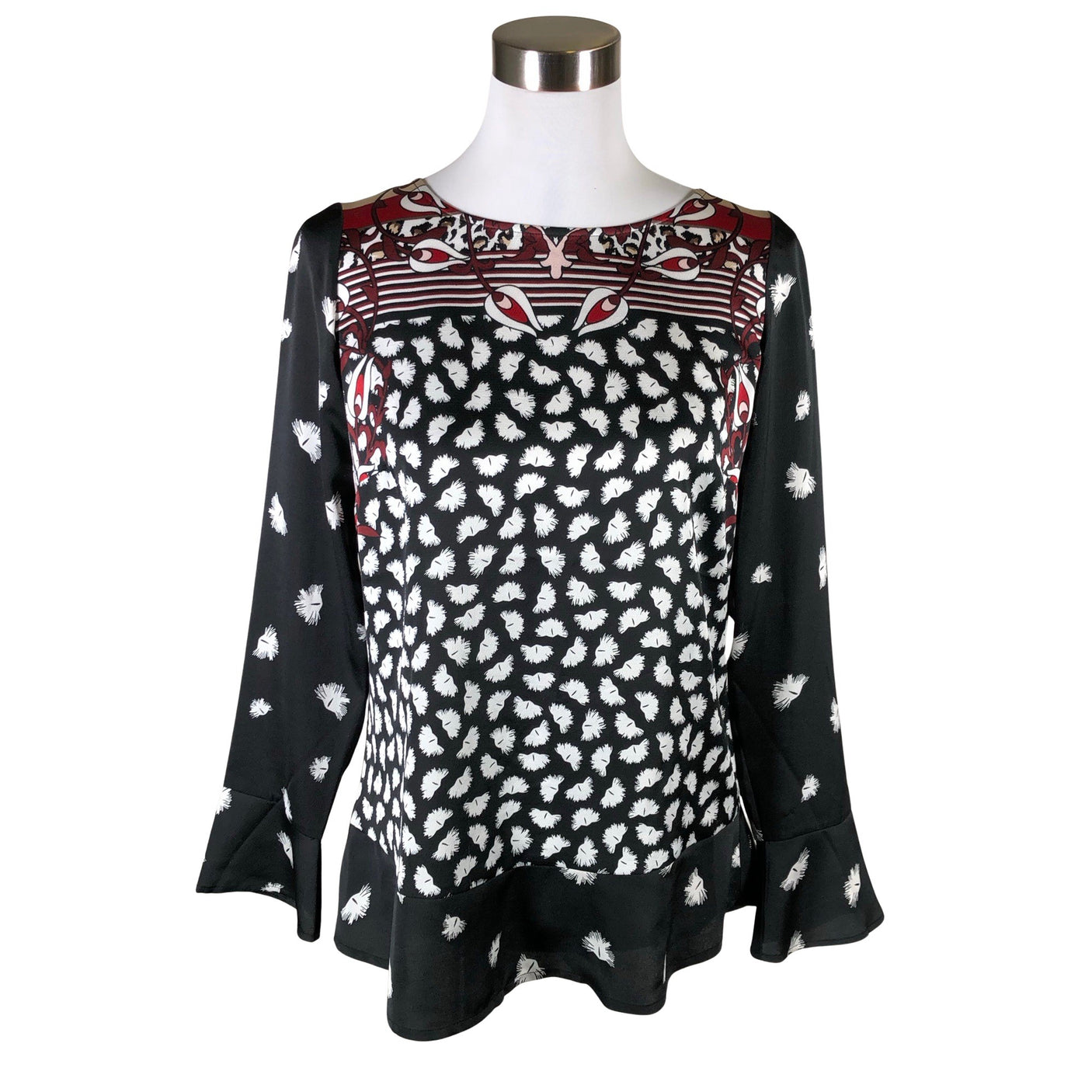 Unisex Comma - Blouse, size 36 - Wine red (1)