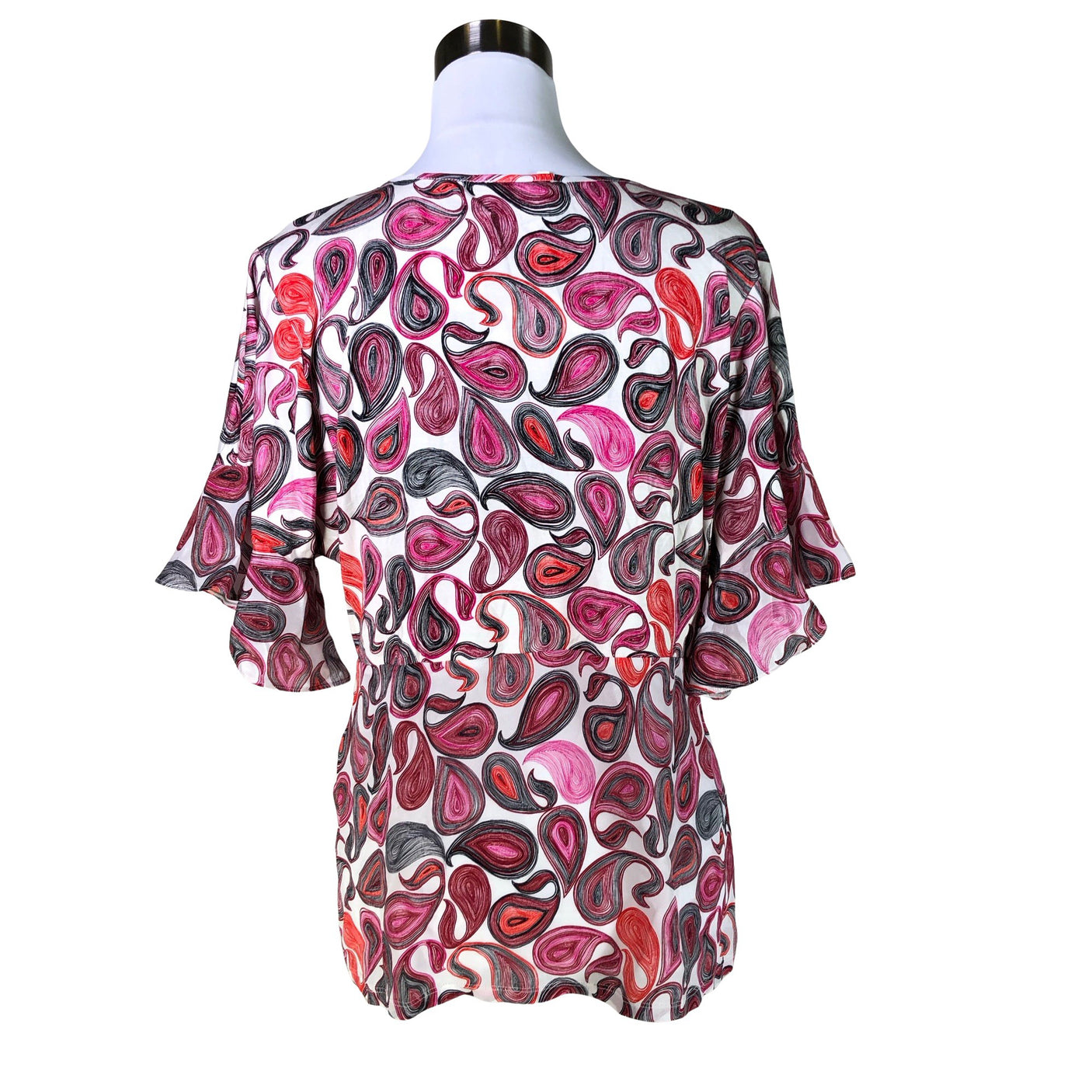 Unisex Max&Co - Short-sleeved blouse, size 40 - White (2)