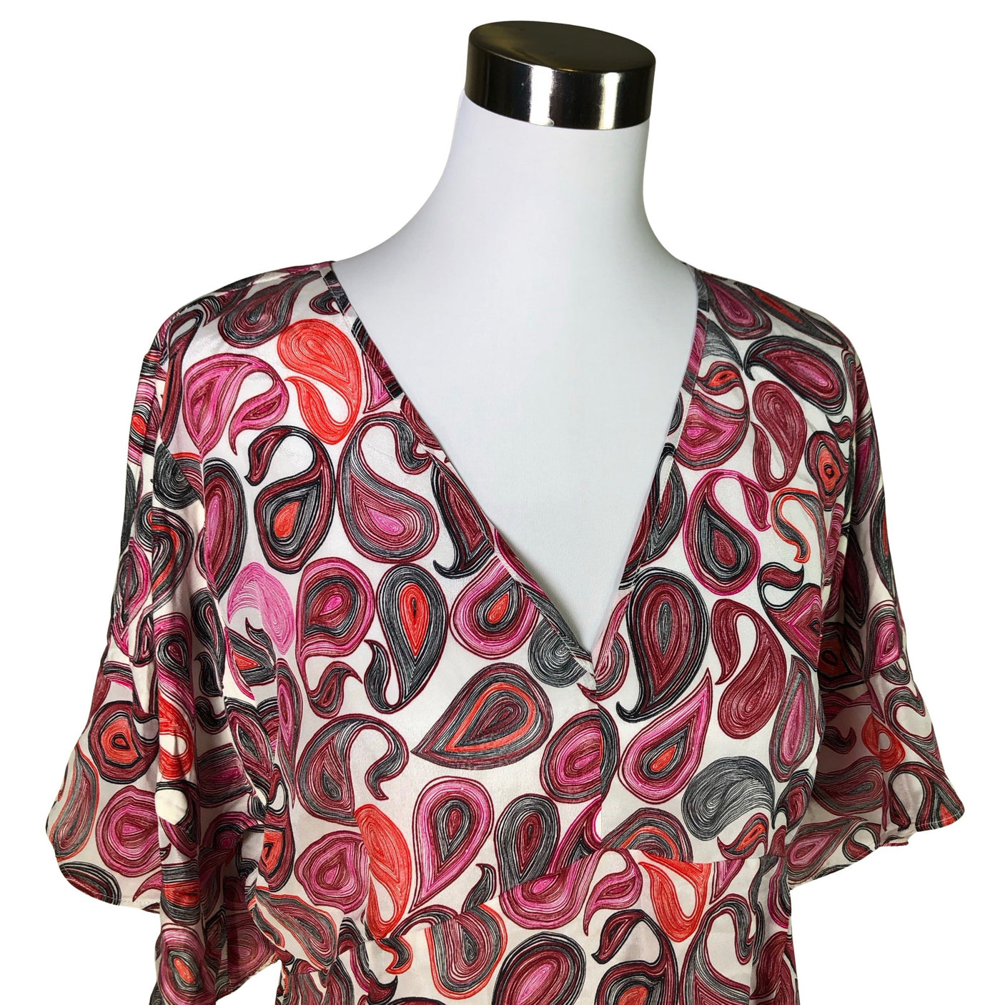Unisex Max&Co - Short-sleeved blouse, size 40 - White (3)