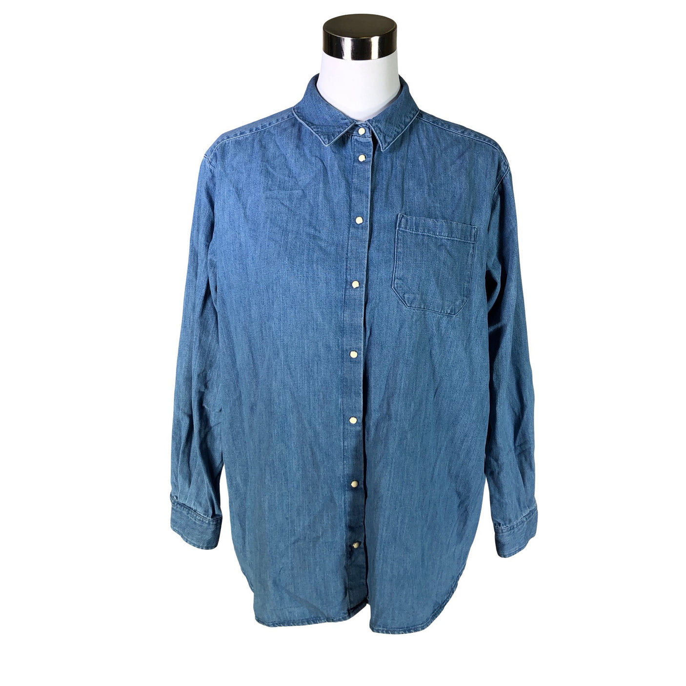 Unisex Sézane - Denim shirt, size 40 - Blue (1)