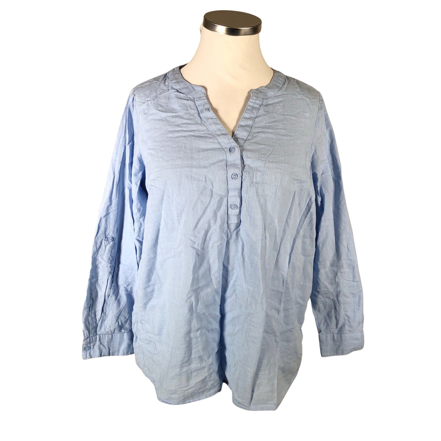 Unisex Zizzi - Blouse, size 46 - Light blue (1)