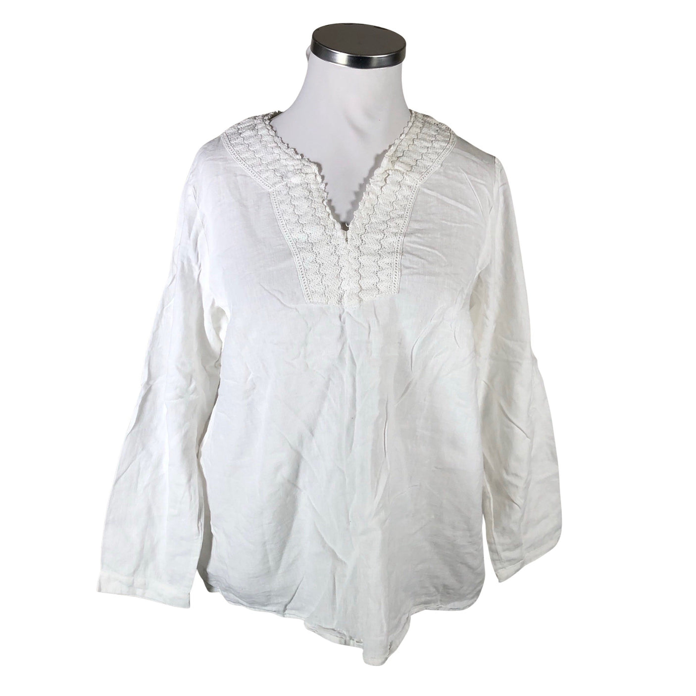 Unisex Zizzi - Blouse, size 46 - White (1)