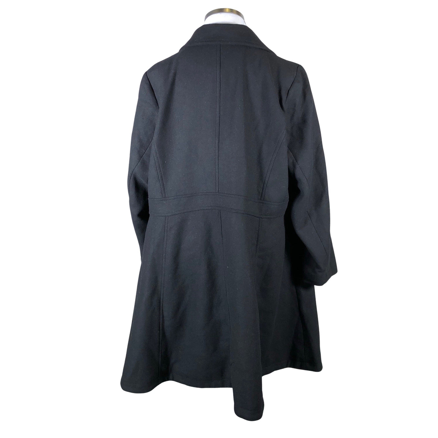 Unisex Zizzi - Wool coat, size 50 - Black (2)