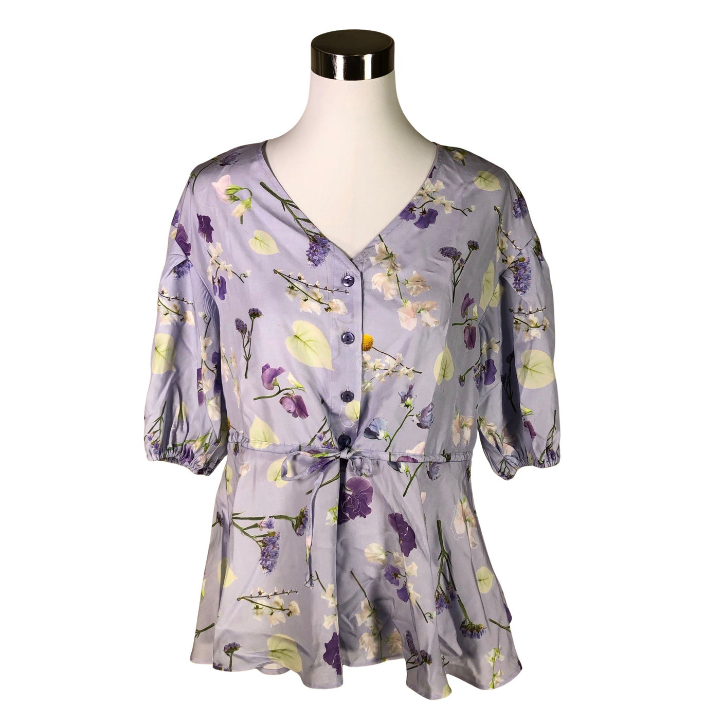 Unisex Uhana Design - Short-sleeved blouse, size 38 - Violet (1)