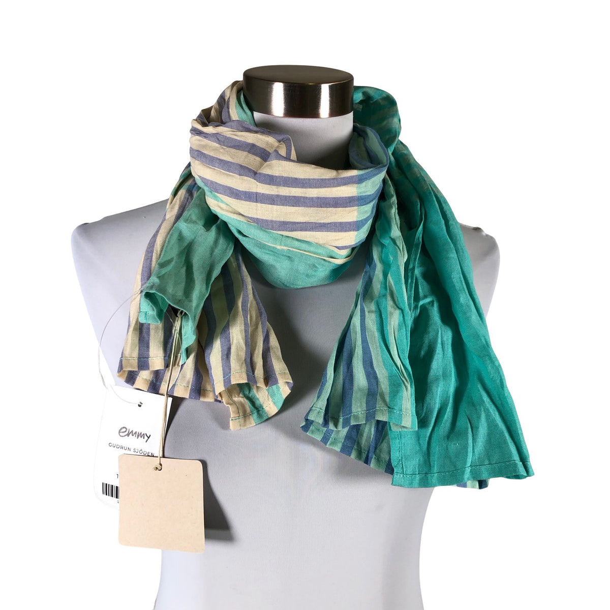 Unisex Gudrun Sjöden - Scarf, size Maxi - Turquoise (1)