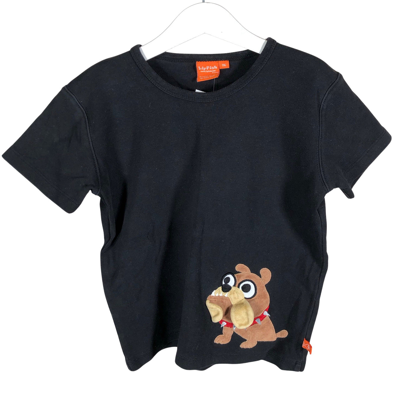 Unisex Lipfish - T-shirt, size 110 - 116 - Black (1)