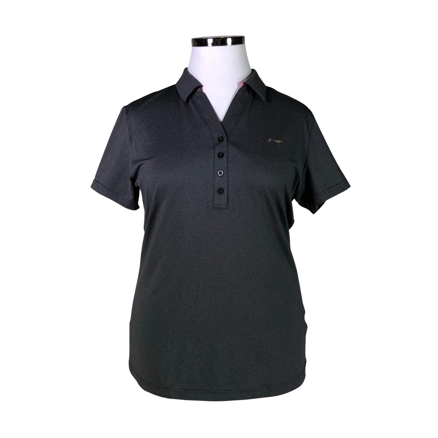 Unisex Li-ning - Sports shirt, short sleeve, size 44 - Gray (1)