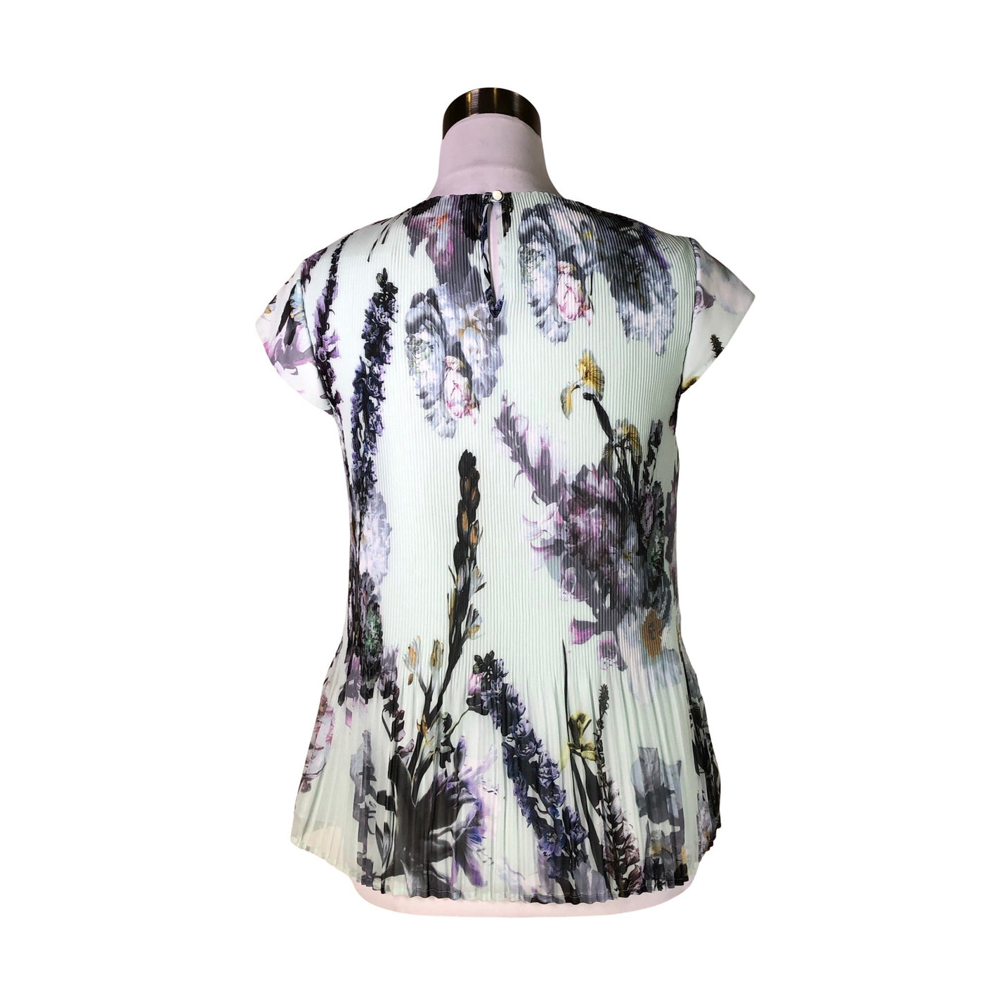 Unisex Ted Baker - Short-sleeved blouse, size 34 - Green (2)