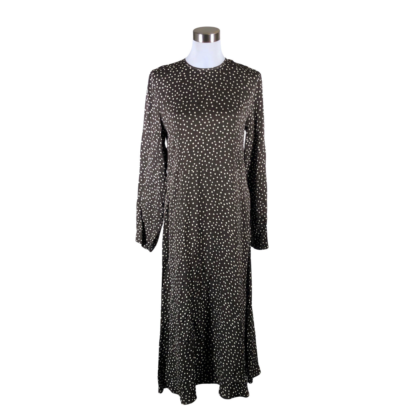 Unisex Samsoe&Samsoe - Schiffon dress, size 38 - Brown (1)