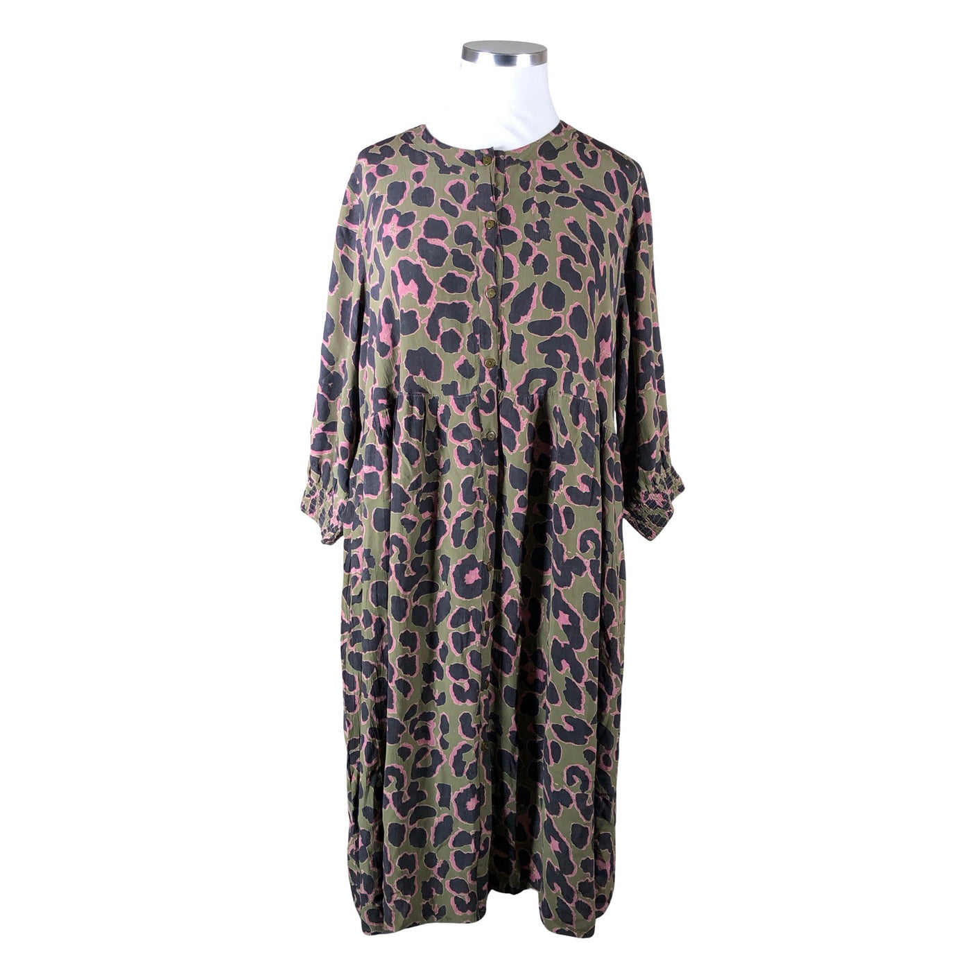 Unisex Gozzip - Schiffon dress, size 46 - Green (1)