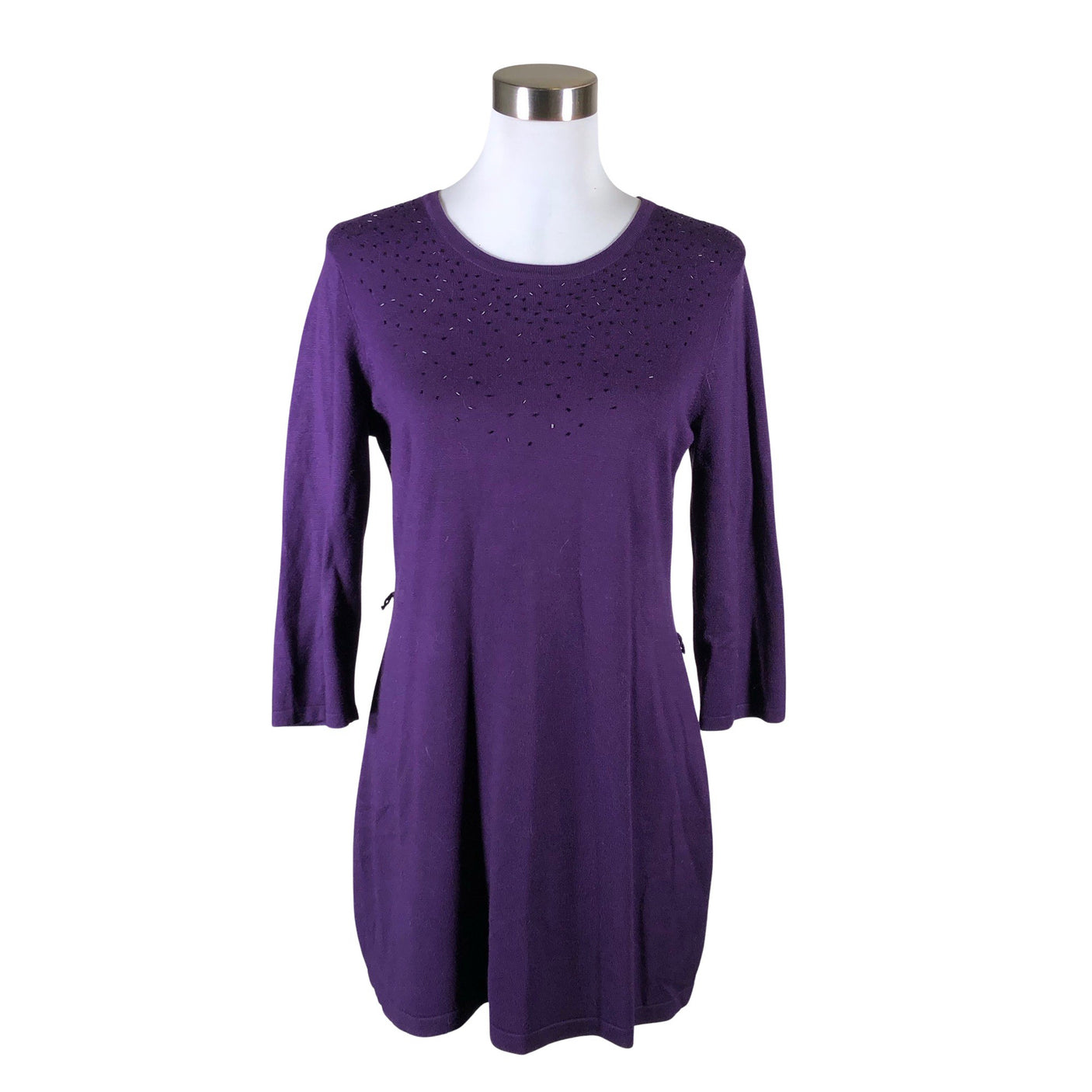 Unisex Global - Knit tunic, size 36 - Violet (1)