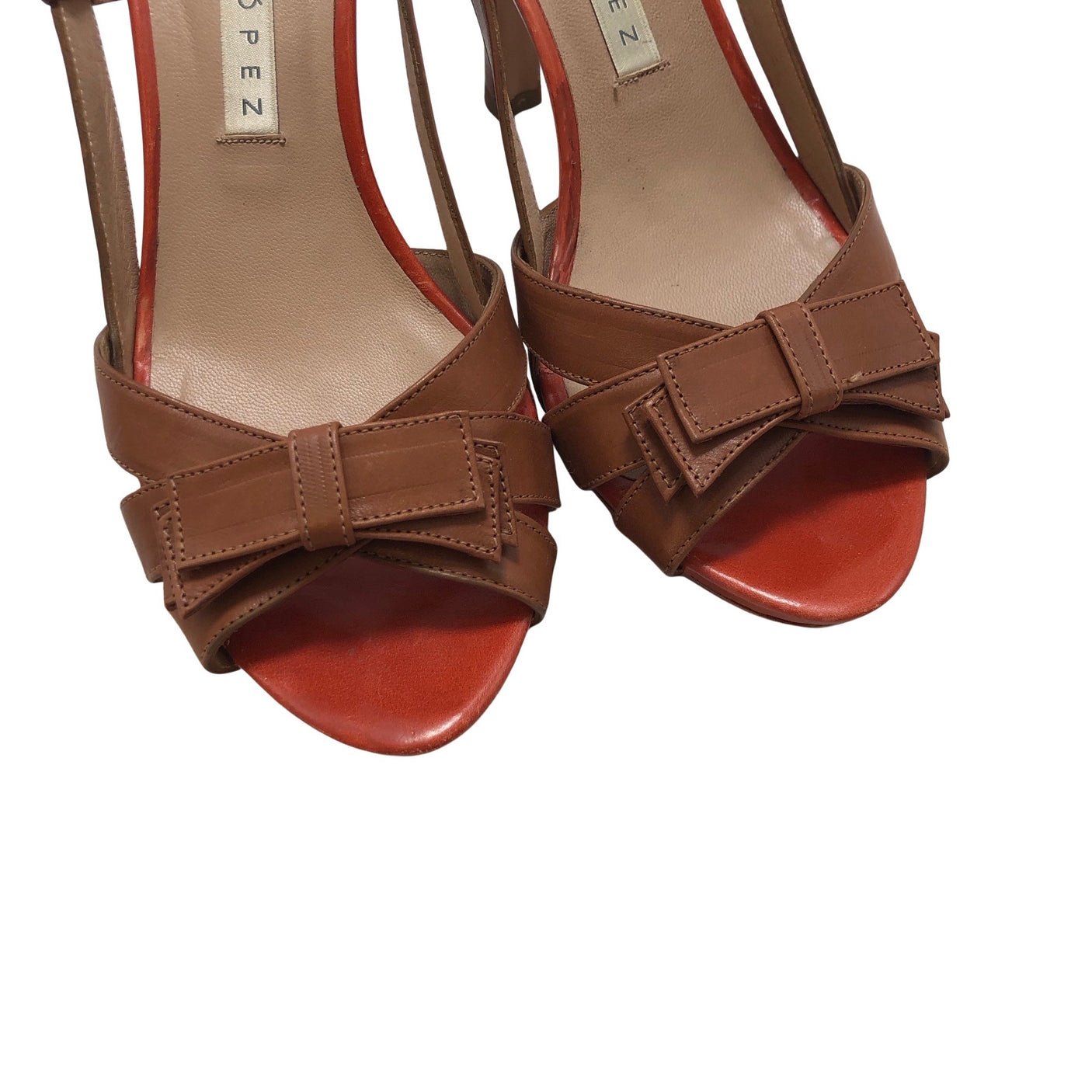 Unisex Pura López - Heeled sandals, size 37 - Brown (3)