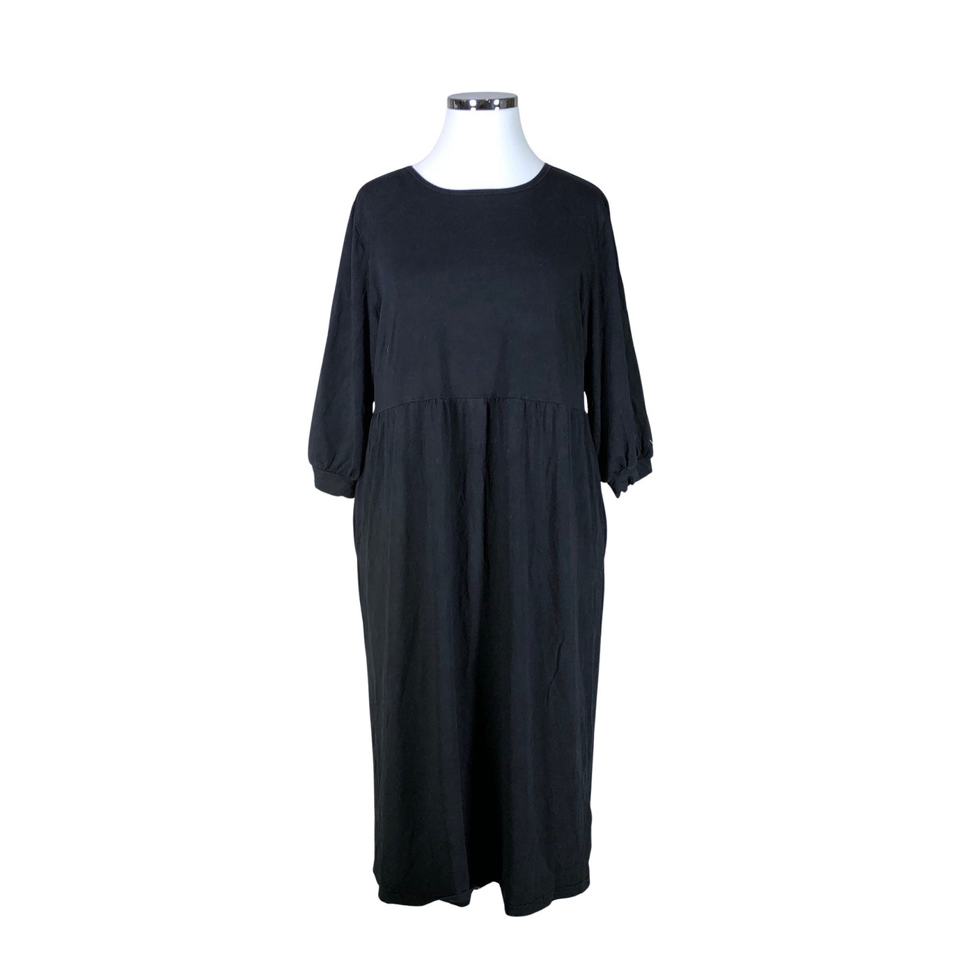 Unisex Puuvillatehdas - Tricot dress, size 42 - Black (1)
