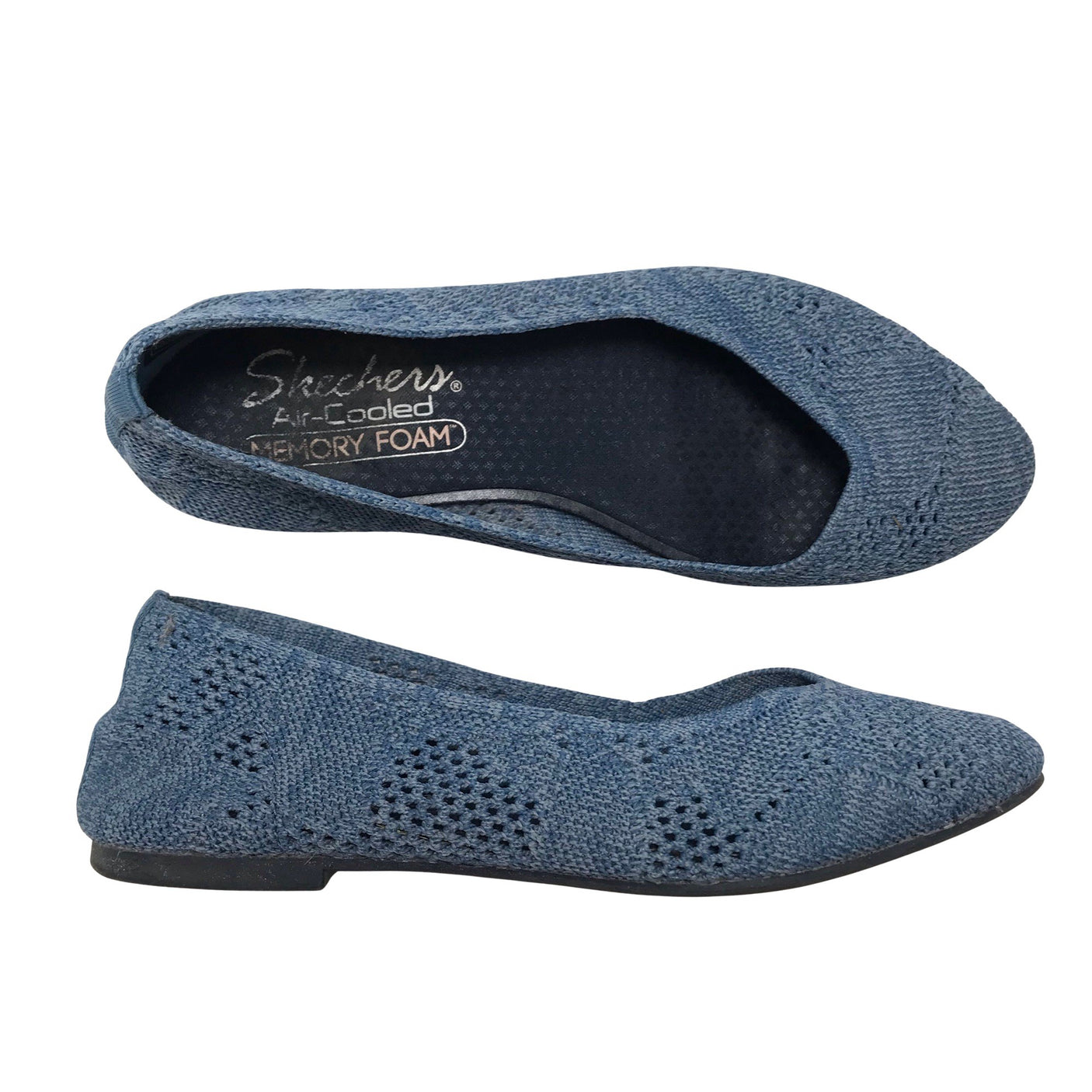 Unisex Skechers - Ballerinas, size 35 - Light blue (1)