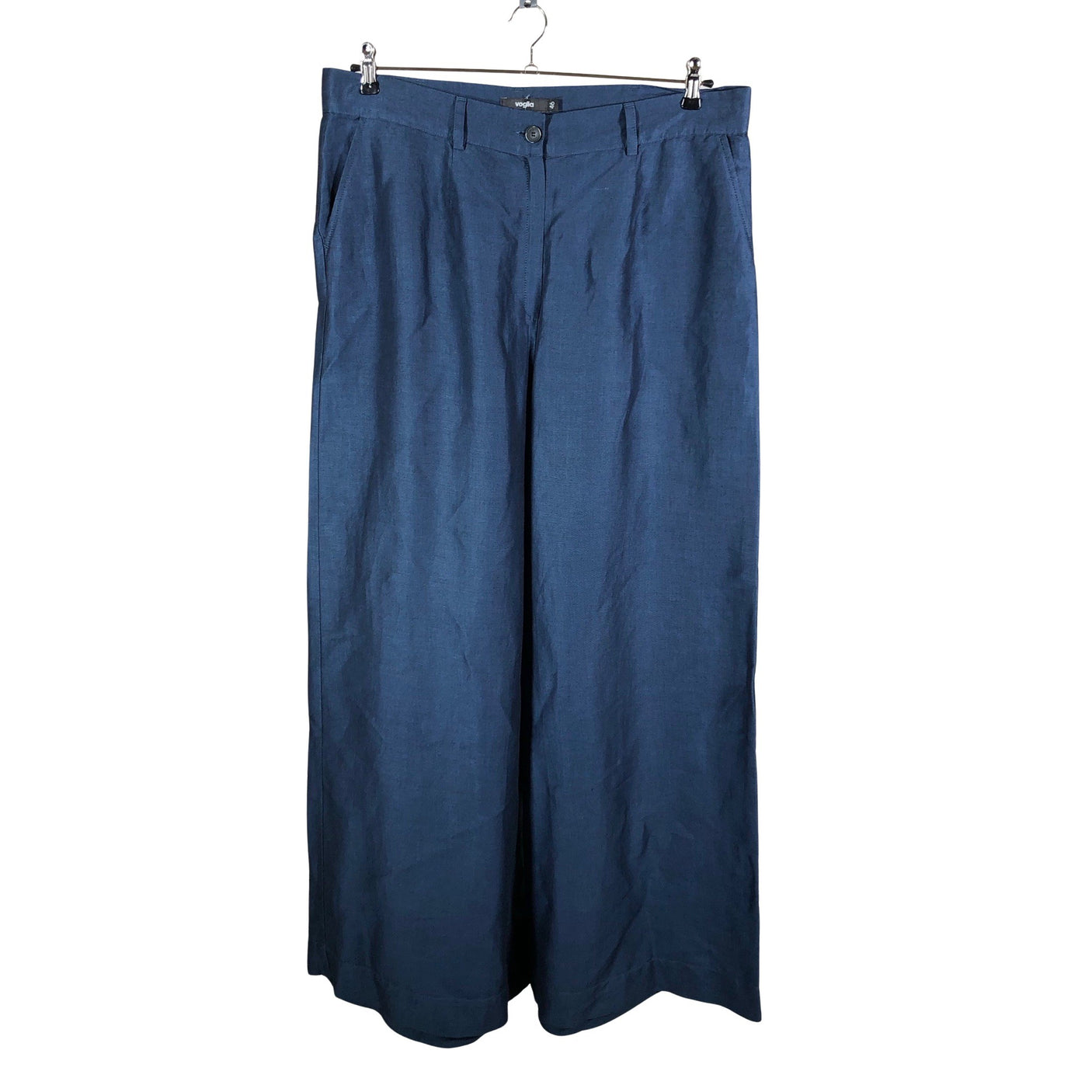 Unisex Voglia - Straight leg trousers, size 46 - Blue (1)