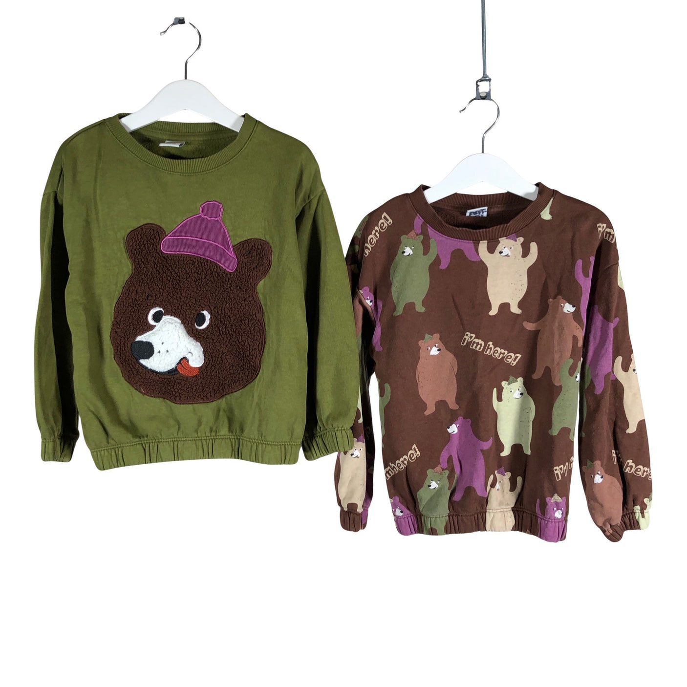 Unisex Lindex - Sweatshirt, size 110 - 116 - Brown (1)