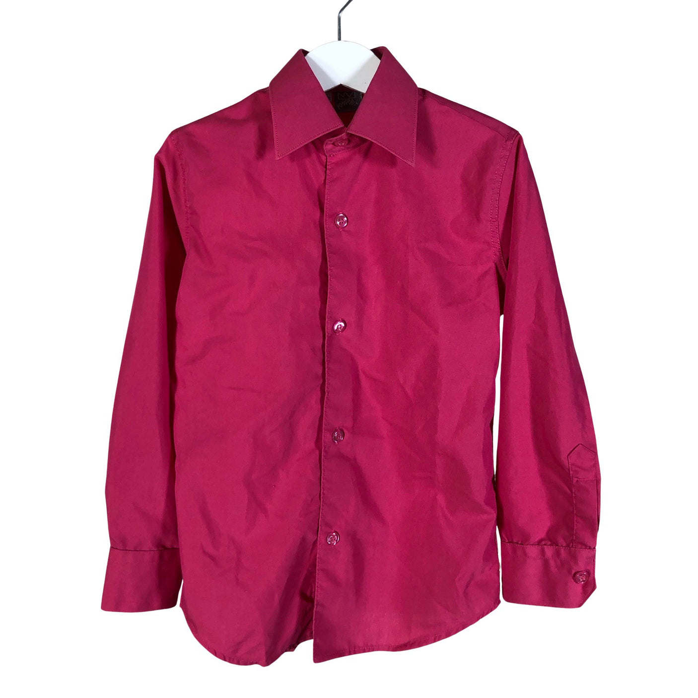 Unisex Kinderit - Collared shirt, size 116 - 122 - Pink (1)