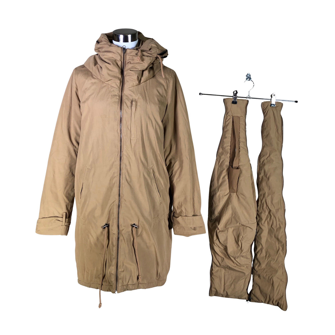 Unisex Mama Licious - Winter jacket, size 38 - Brown (1)