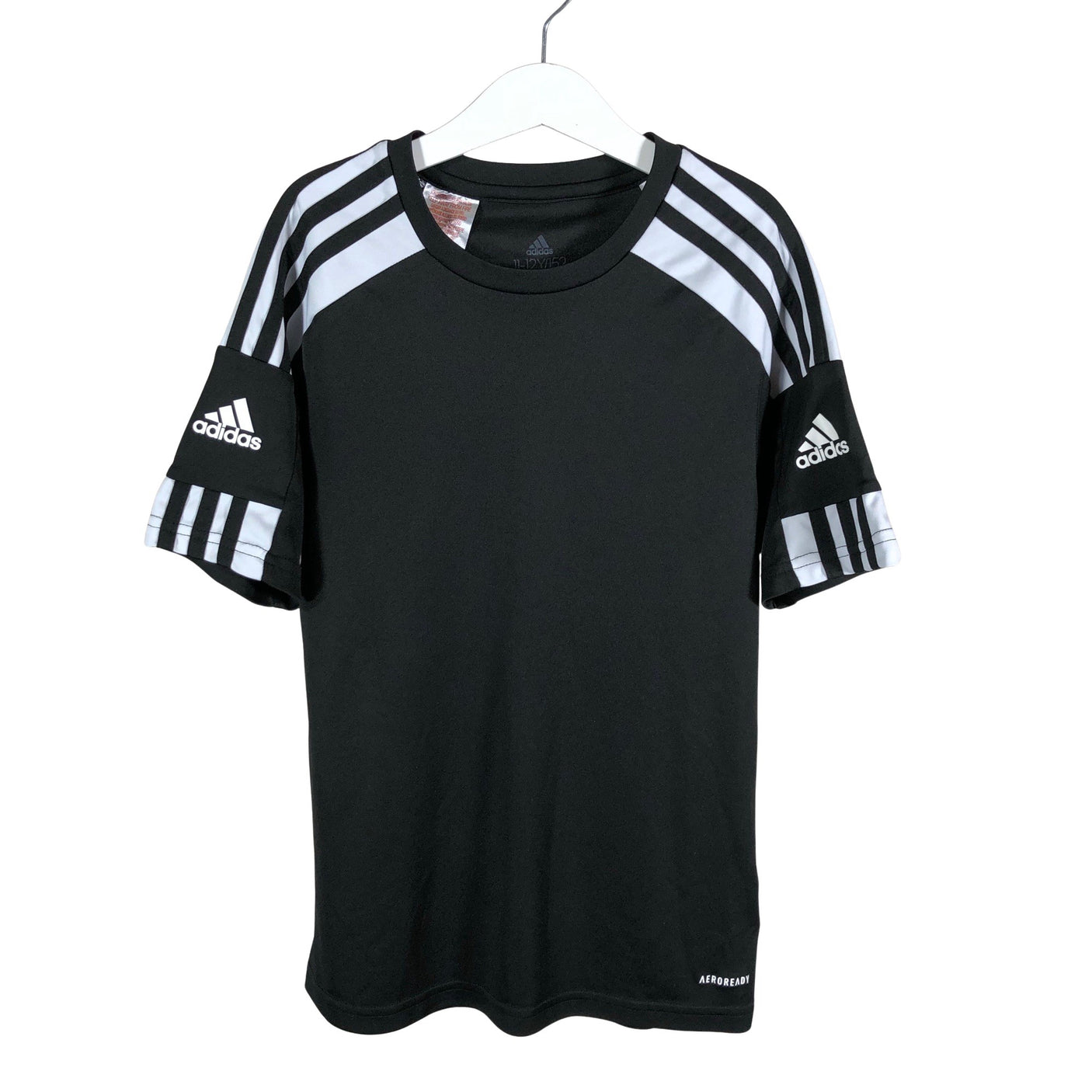 Unisex Adidas - Sports shirt, short sleeve, size 146 - 152 - Black (1)