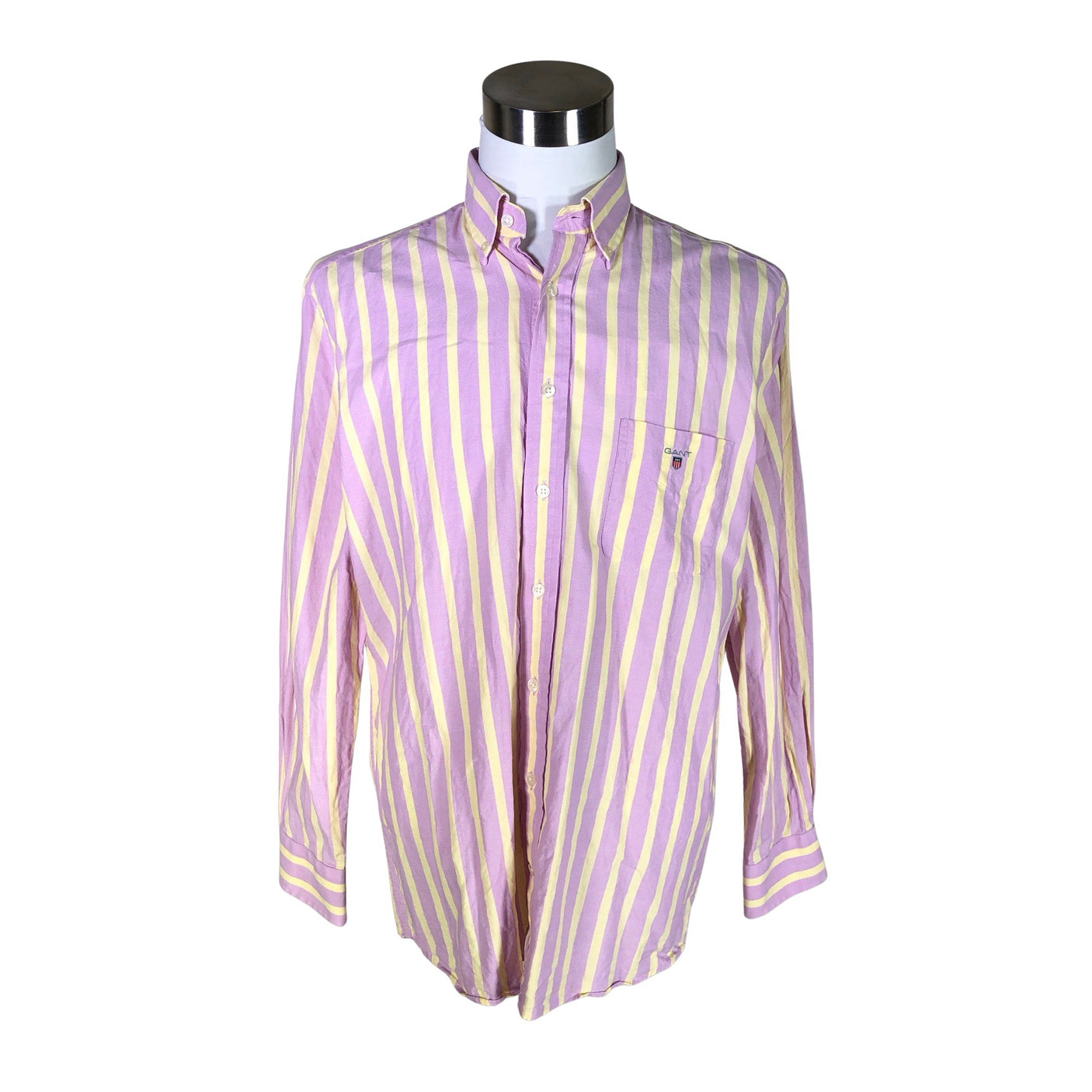 Unisex Gant - Collared shirt, size L - Violet (1)