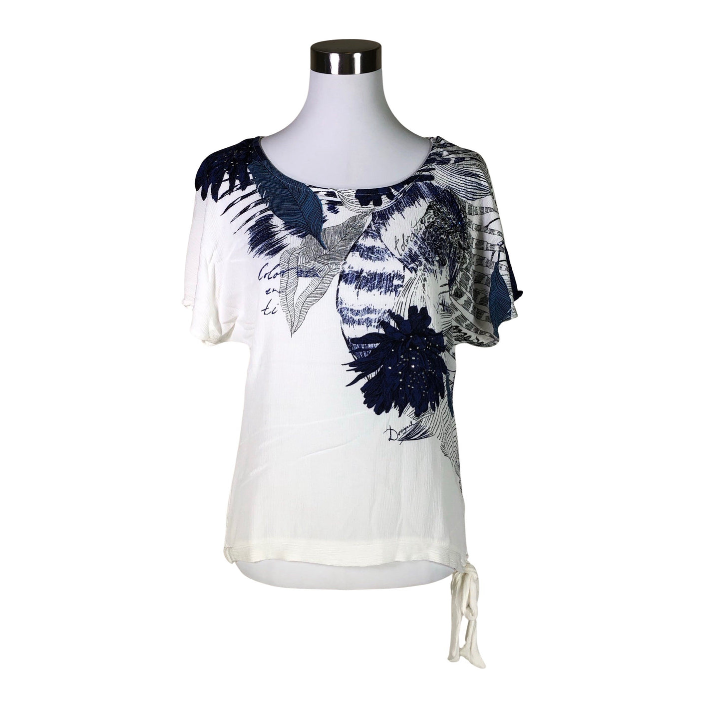 Unisex Desigual - Short-sleeved blouse, size 38 - White (1)