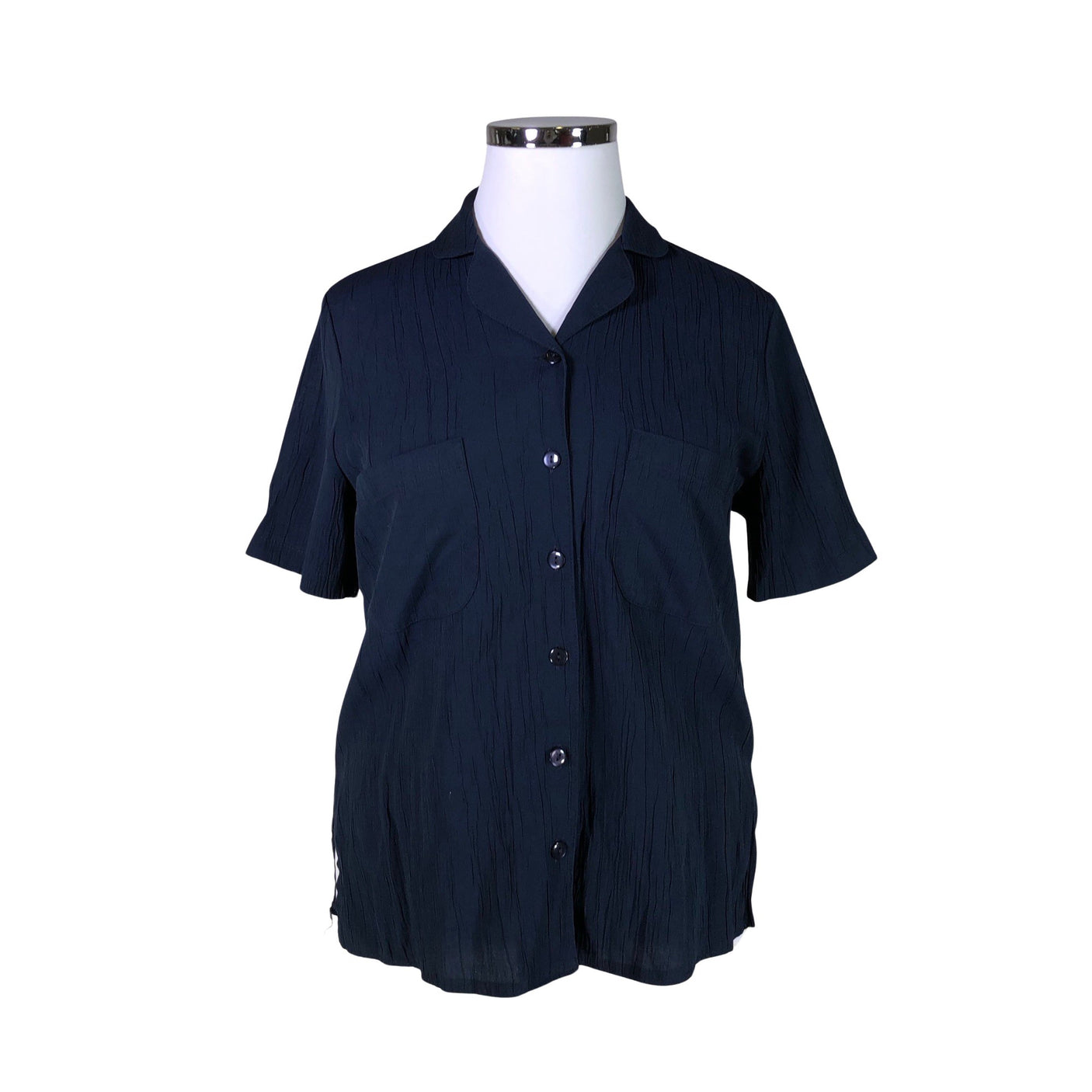 Unisex Atelier Goldner Schnitt - Short-sleeved blouse, size 42 - Blue (1)