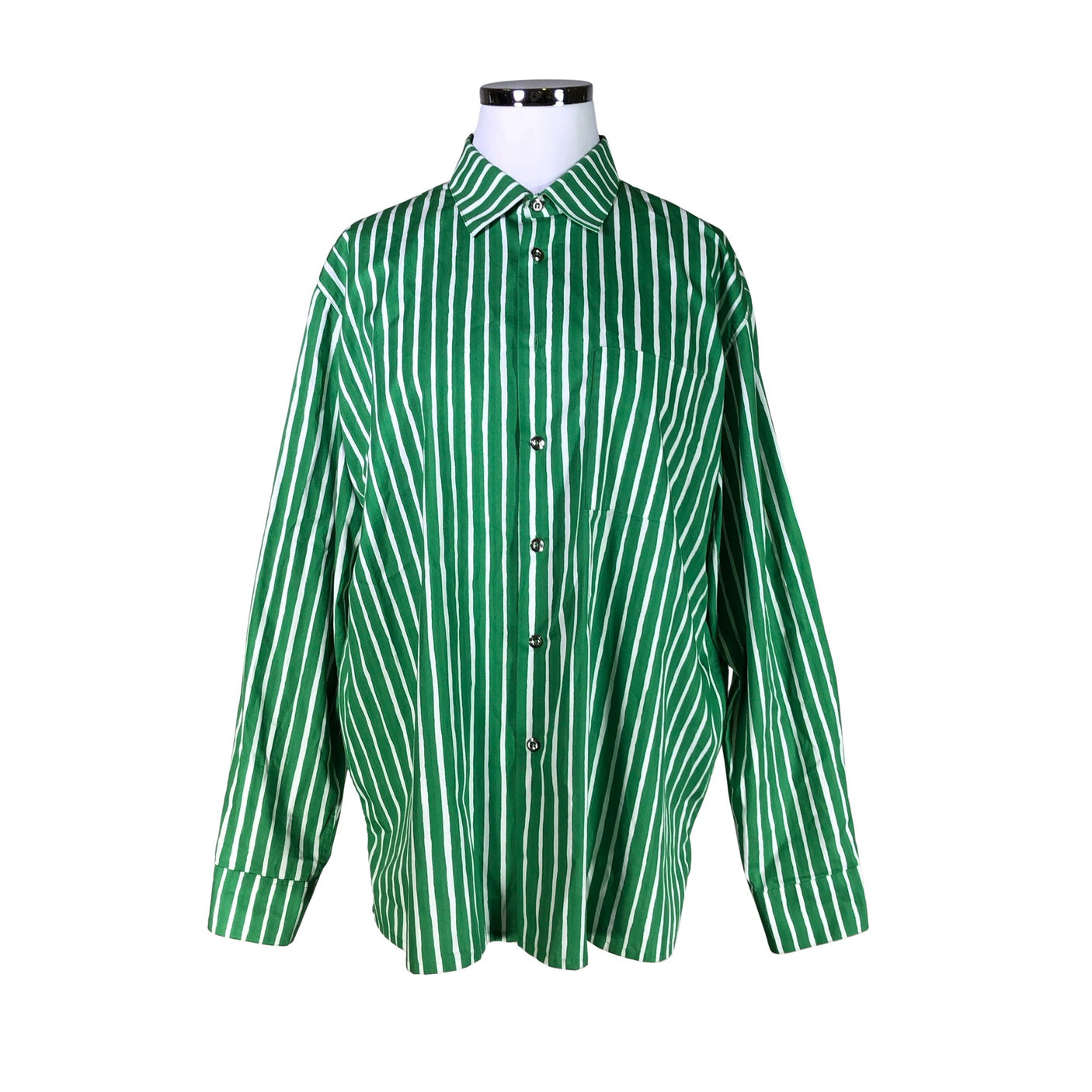 Unisex Marimekko - Collared shirt, size 42 - Green (1)