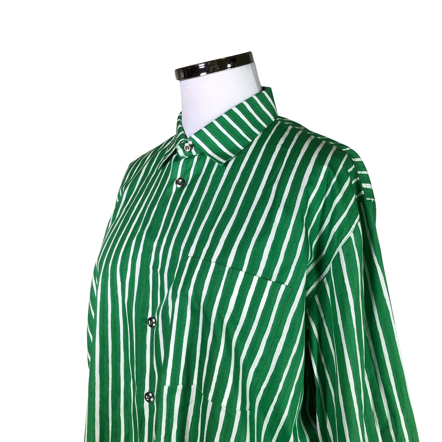 Unisex Marimekko - Collared shirt, size 42 - Green (3)