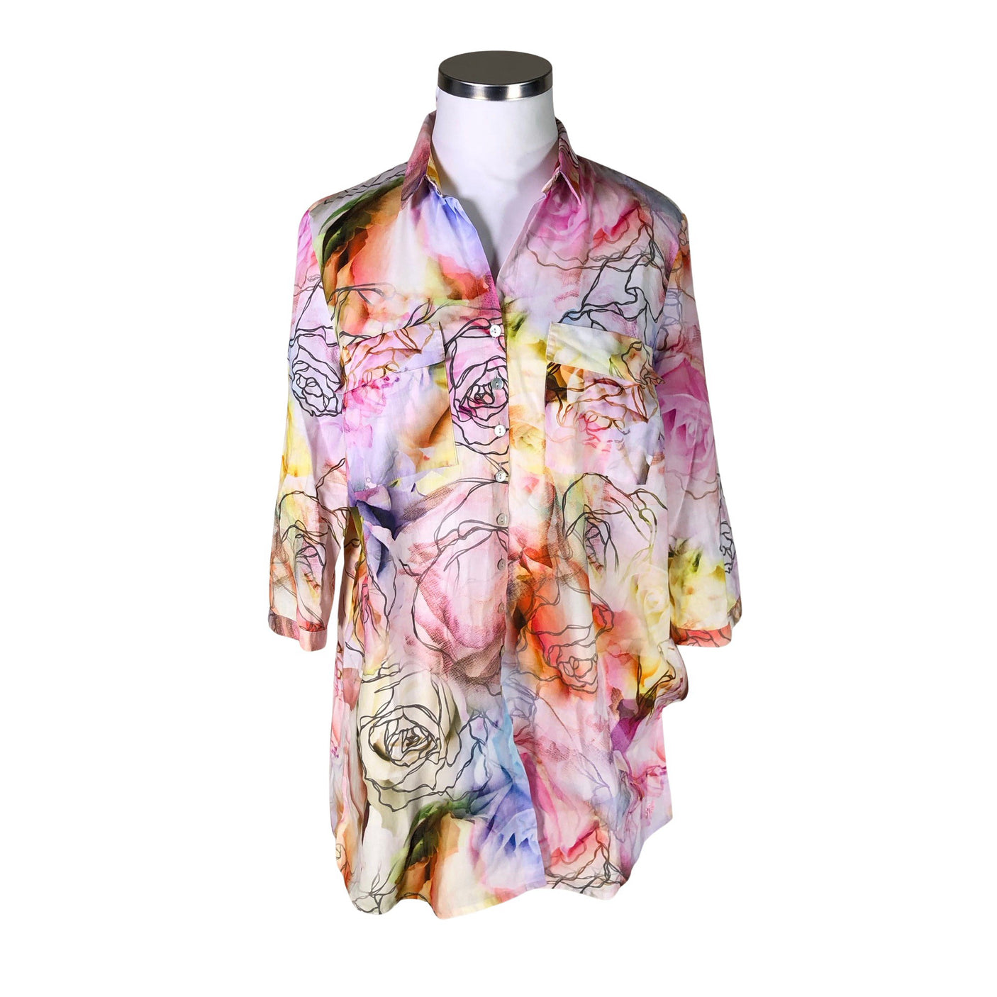 Unisex Just White - Tunic, size 44 - Light pink (1)