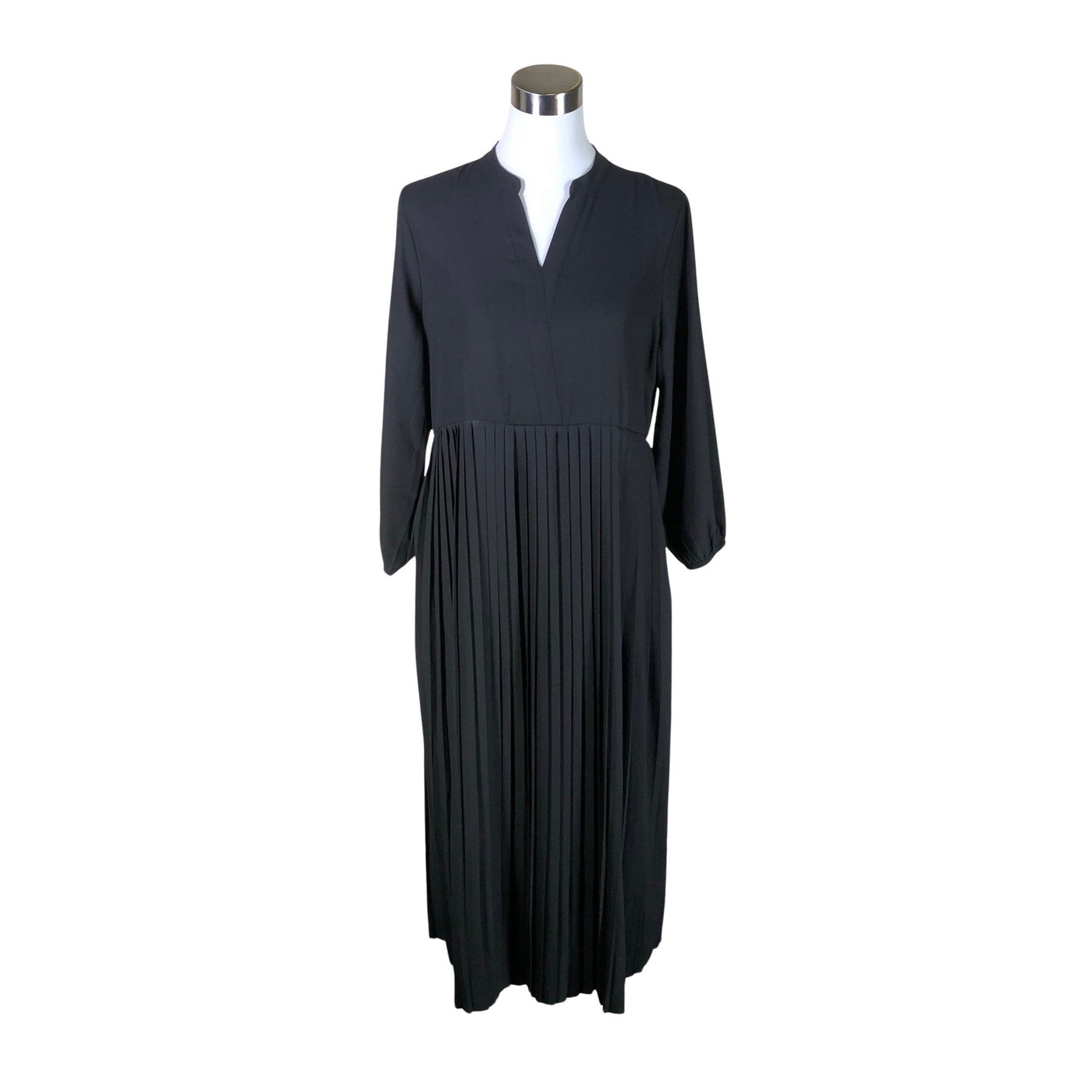Unisex Culture - Schiffon dress, size 38 - Black (1)