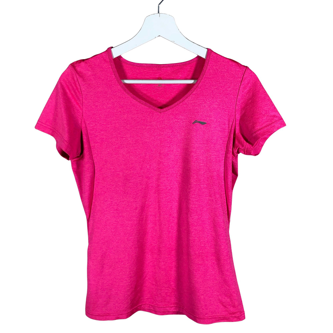 Unisex Li-ning - Sports shirt, short sleeve, size 36 - Pink (1)