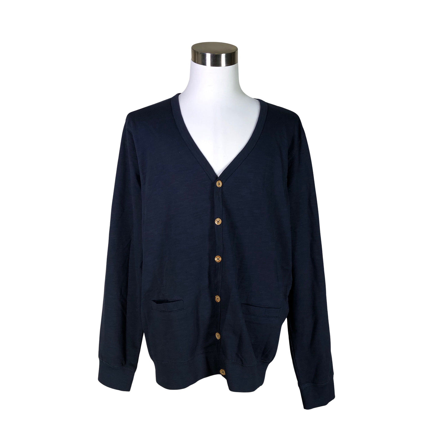 Unisex Solid - Cardigan, size XL - Blue (1)
