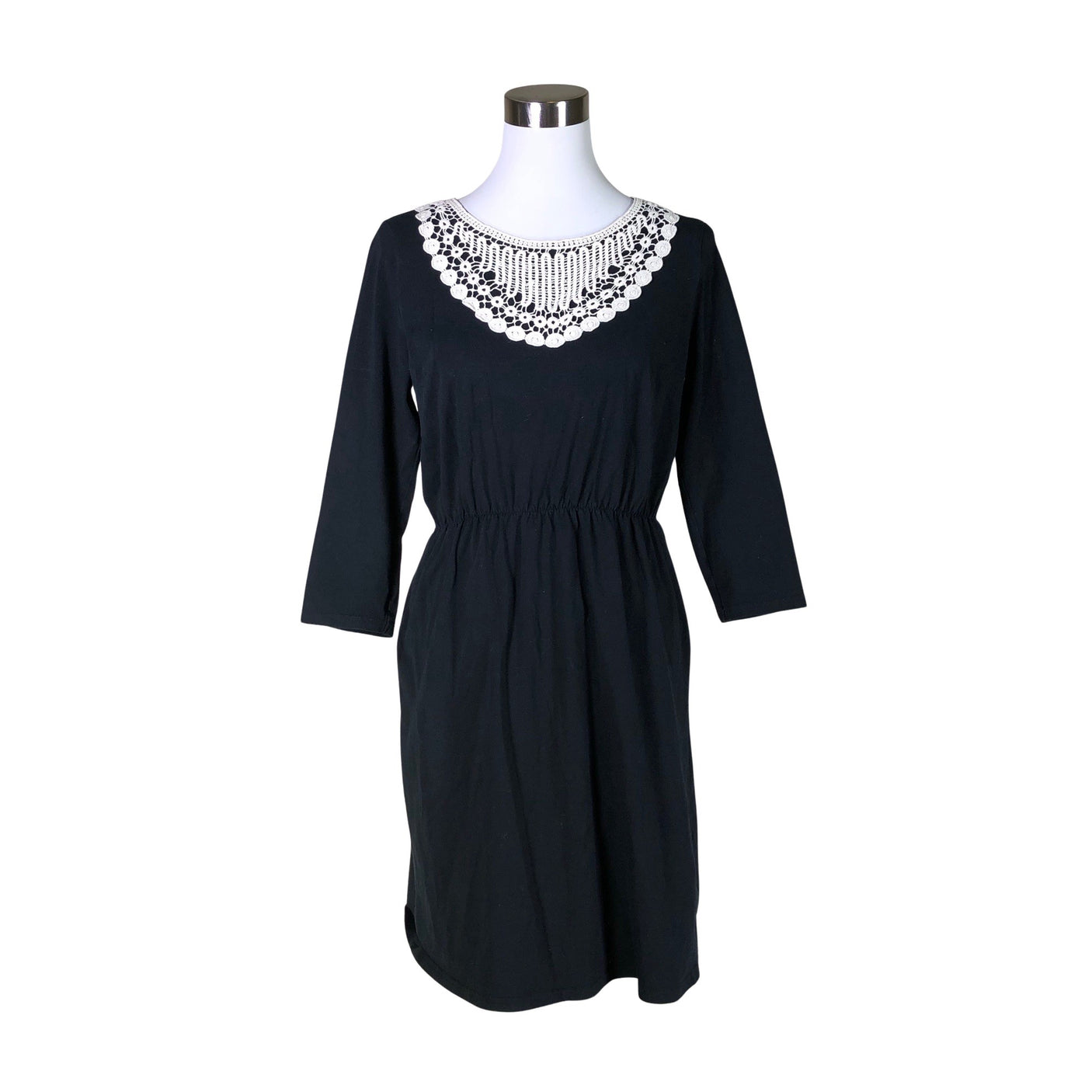 Unisex Lumoan - Tricot dress, size 40 - Black (1)