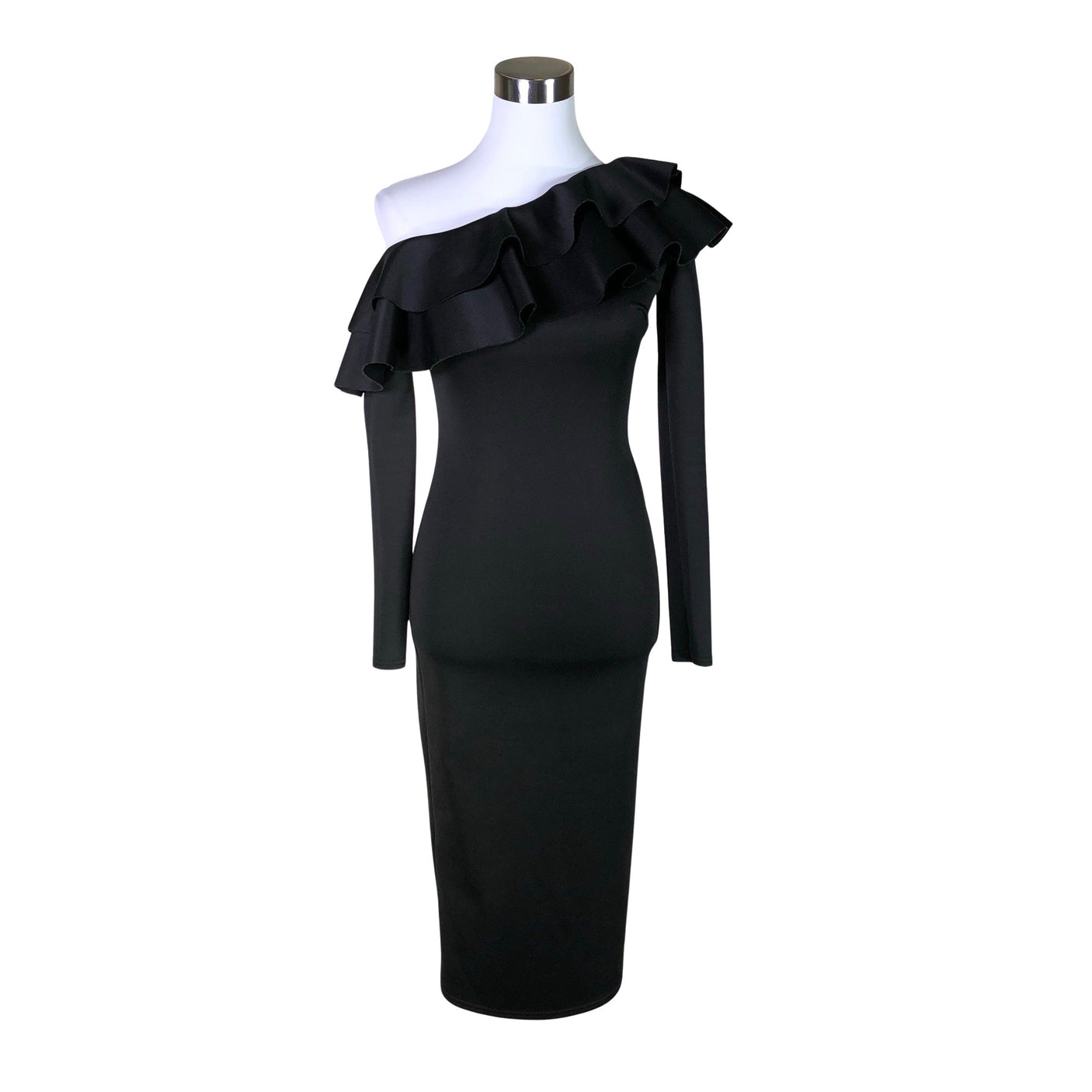 Unisex Club L London - Party dress, size 34 - Black (1)