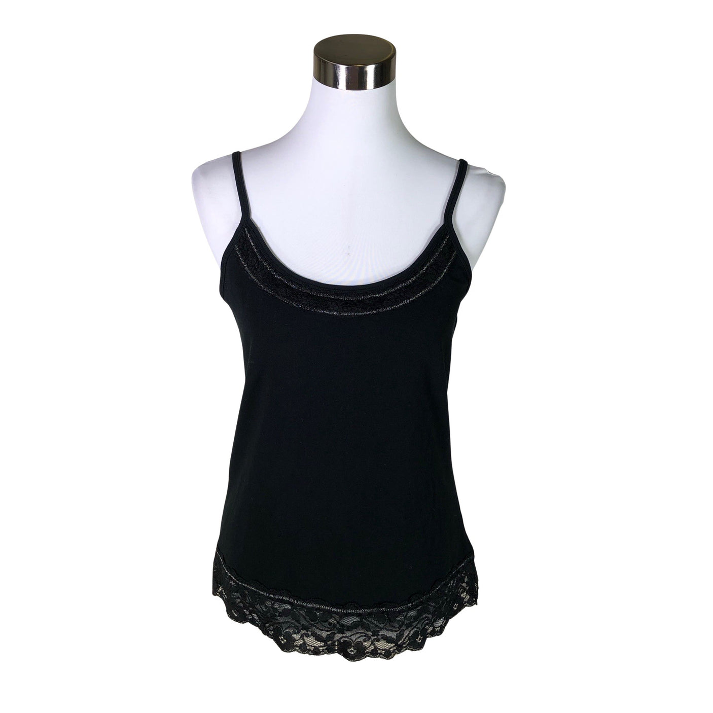 Unisex Share - Tricot tank top, size 40 - Black (1)