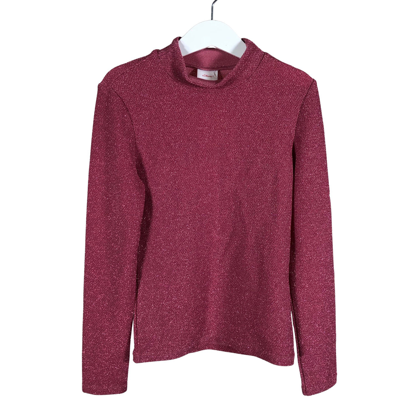 Unisex s.Oliver - Tricot shirt, size 128 - 134 - Red (1)