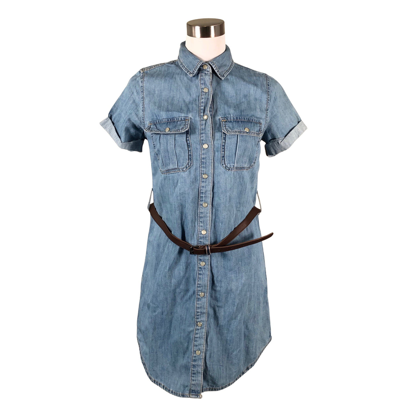 Unisex New Look - Denim dress, size 36 - Blue (1)