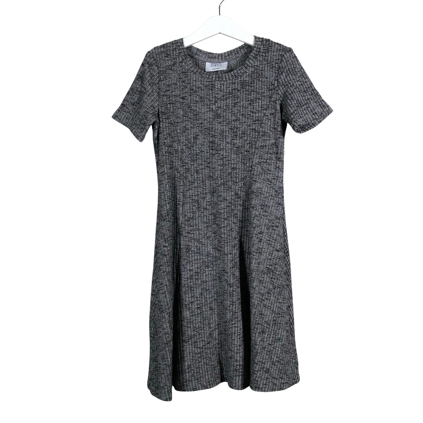 Unisex D-xel - Tricot dress, size 134 - 140 - Gray (1)